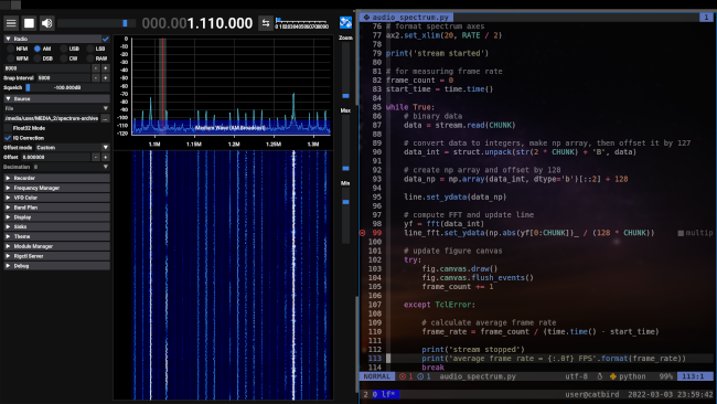 SDR++ and Neovim Skywave Linux